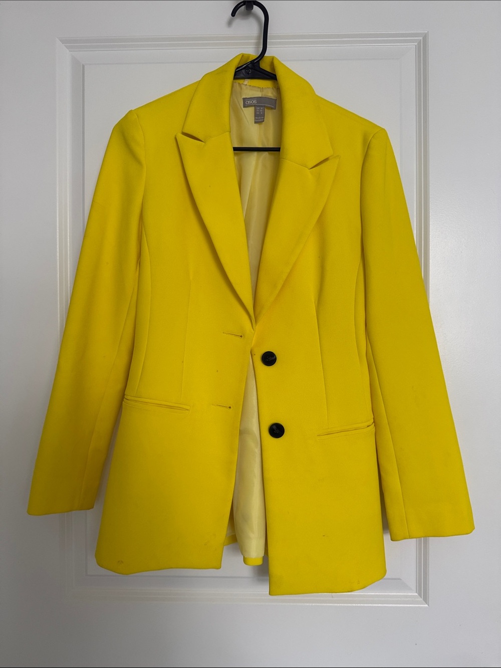Asos Yellow Tailored Blazer Jacket
